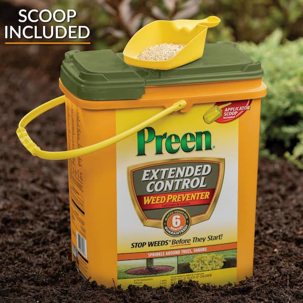 Preen 13.75 lbs. Extended Control Weed Preventer 2464218 - The Home Depot