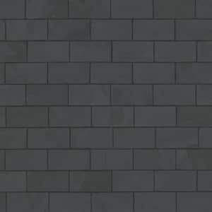 Montauk Black 3 in. x 6 in. Gauged Slate Floor and Wall Tile (5 sq. ft. / Case)