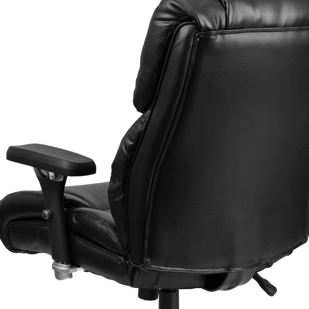 Black Leather High Back Ergonomic Executive Swivel Chair