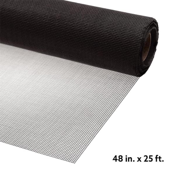 Prime-Line Screen Mesh Roll Standard Duty 48 in. x 25 ft