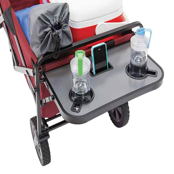 collapsible wagon with table