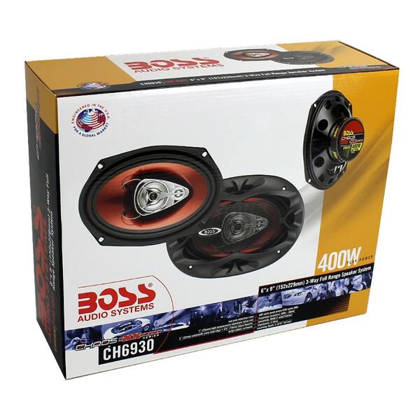 BOSS AUDIO SYSTEMS Boss CH6930 6 in. x 9 in. Car Speakers (4-Pack) and CH6530 6.5 in. Car Audio Speakers (4-Pack)