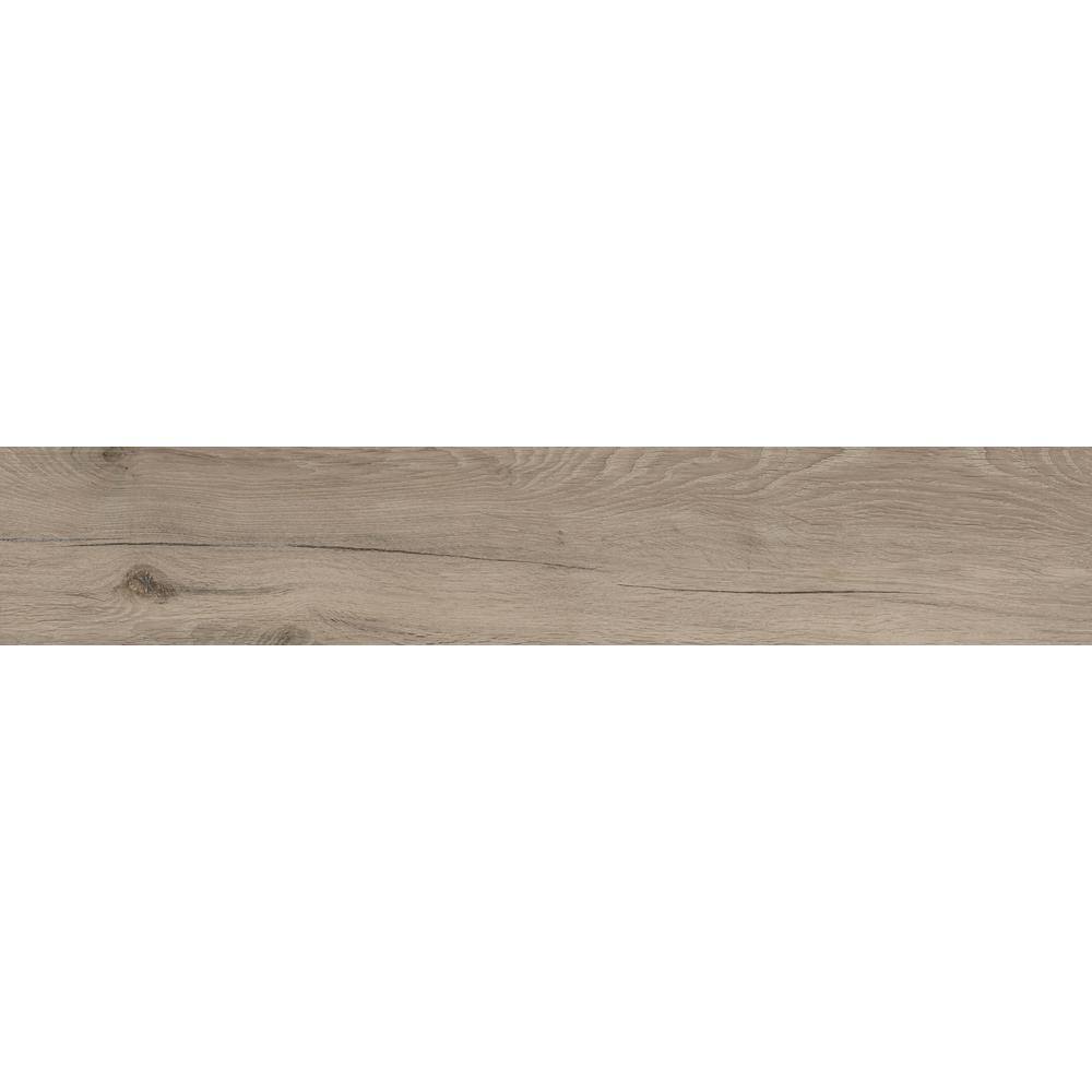 VitrA Craft Oak 8 in. x 48 in. Glazed Porcelain Floor and Wall Tile (10 ...