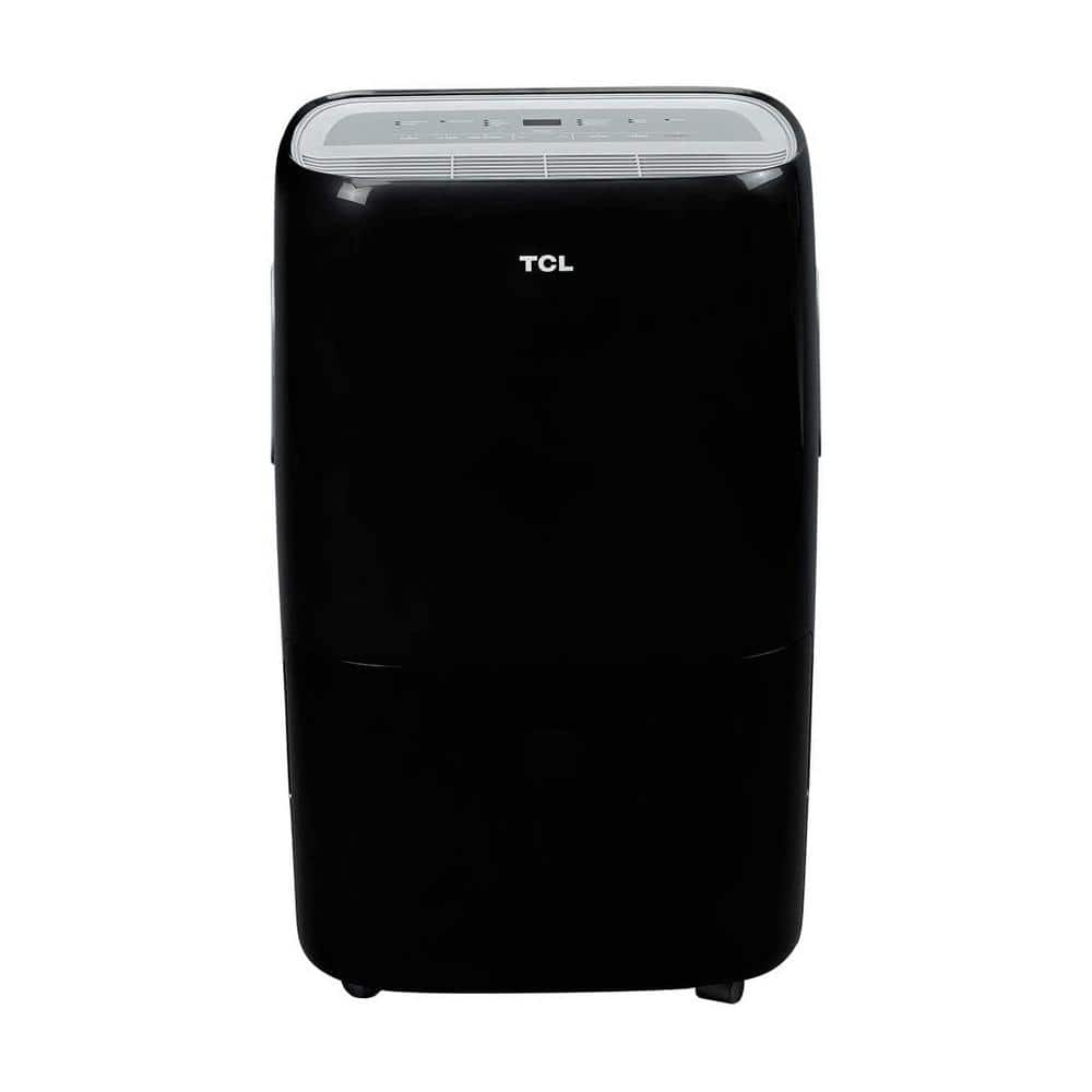 TCL 50 Pint Dehumidifier for Wet Rooms  E-Star  Black  50D91-B