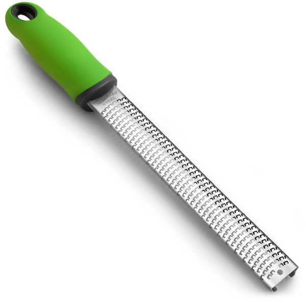 Stainless Steel Handheld Zester and Grater for Cheese, Vegetables, Citrus, Chocolate, and Spices