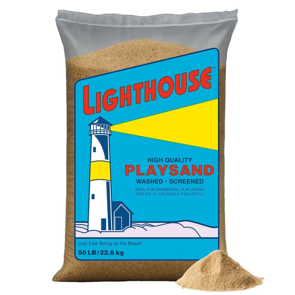 US Silica Lighthouse Comfortable Play Sand for Sand Tables, Beige, 50 ...