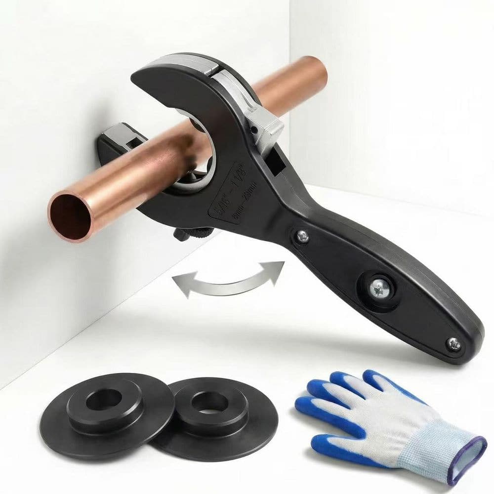 2 in 1 Close Quarters Tube Compact Cutter, Ratcheting Pipe CutteT Tool for Copper and Metal Pipes (5/16 to 1-1/8 in.) price history on PriceWatchPro