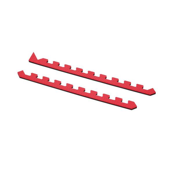 Norsk Red/Black 24 in. x 24 in. EVA Foam Truly Reversible Interlocking Tile (42-Tile) Norsk Red/Black 24 in. x 24 in. EVA Foam Truly Reversible Interlocking Tile (42-Tile)