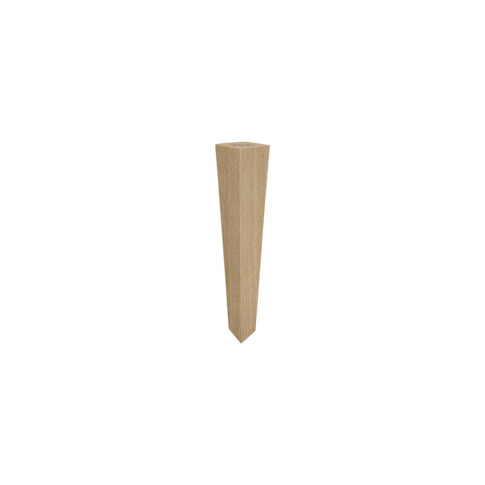 Washington Franklin Hargrove 4 in. W x 4 in. D x 34.5 in. H in Vanguard Oak