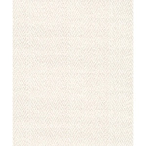 Sisal Weave Texture Cream Matte Finish Vinyl on Non-Woven Non-Pasted Wallpaper Roll