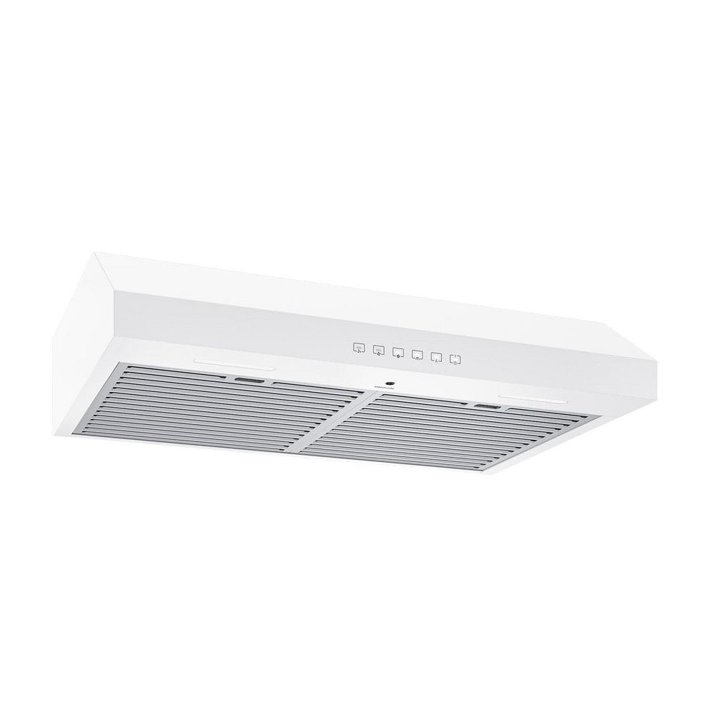 Glacier 30 Inch 490 MAX Blower CFM Smart Sense Auto-Operation Convertible Under Cabinet Range Hood White ENERGY STAR price history on PriceWatchPro
