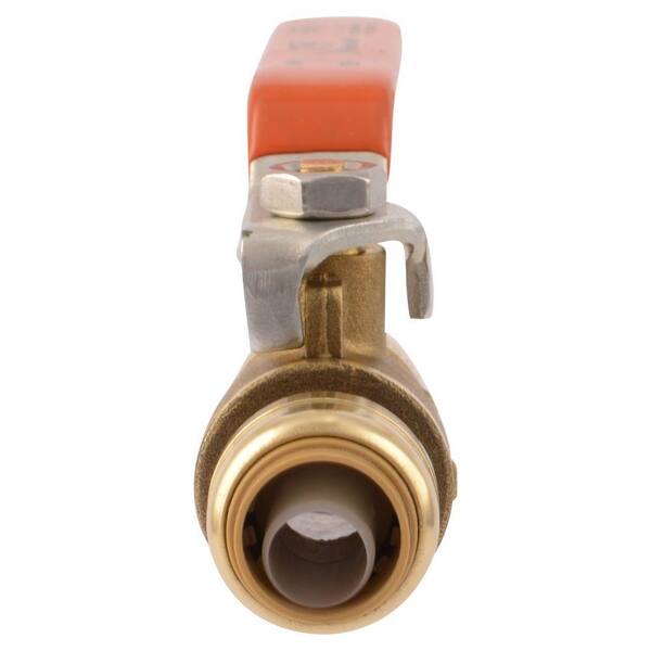 Push-to-Connect SharkBite 22222-0000LFA Ball Valve Water Valve Shut Off PEX, Push-to-Connect SharkBite 22222-0000LFA Ball Valve Water Valve Shut Off PEX,