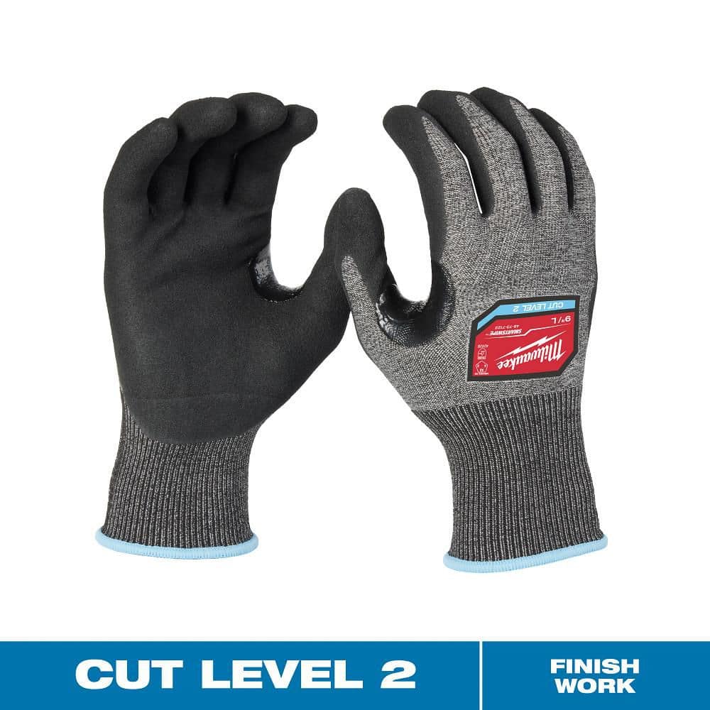 Milwaukee Large High Dexterity Cut 2 Resistant Cut Nitrile Dipped