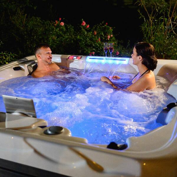 Buenospa Hollywood 5-Person Spa 51-Jets LED Lighting Ozone