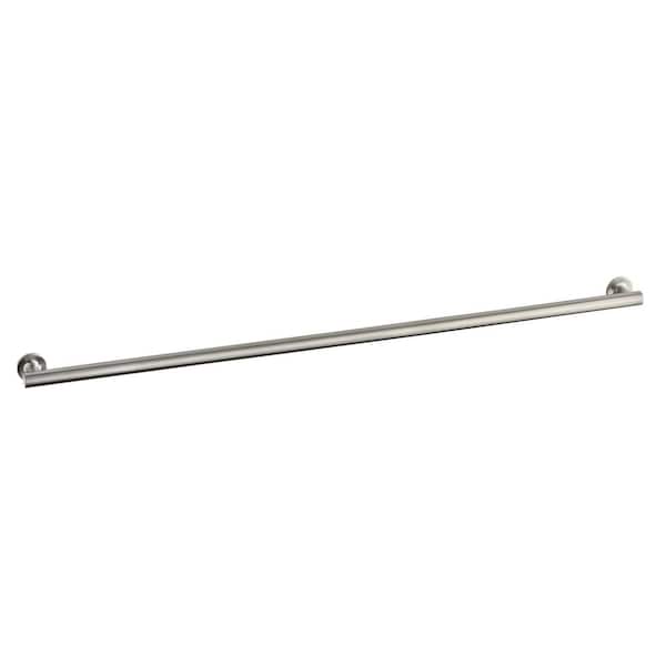 KOHLER Purist 48 in. Grab Bar in Vibrant Brushed Nickel