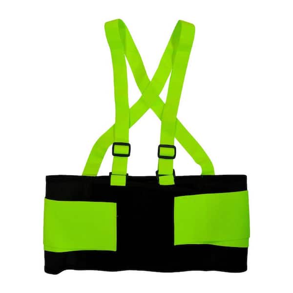 S Back Support Belt in Hi-Vis Yellow-GR542S