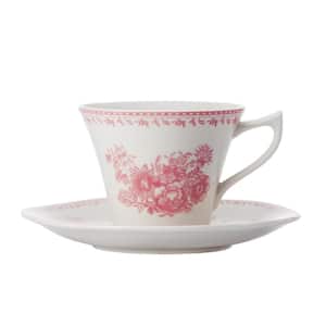 Pink 6 oz. Porcelain Pink Tea Cups (Set of 48)