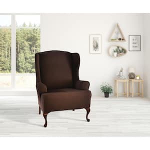 Optic Wing Chair Stretch Slipcover