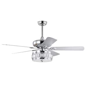 52 in. Silver Indoor Ceiling Fan