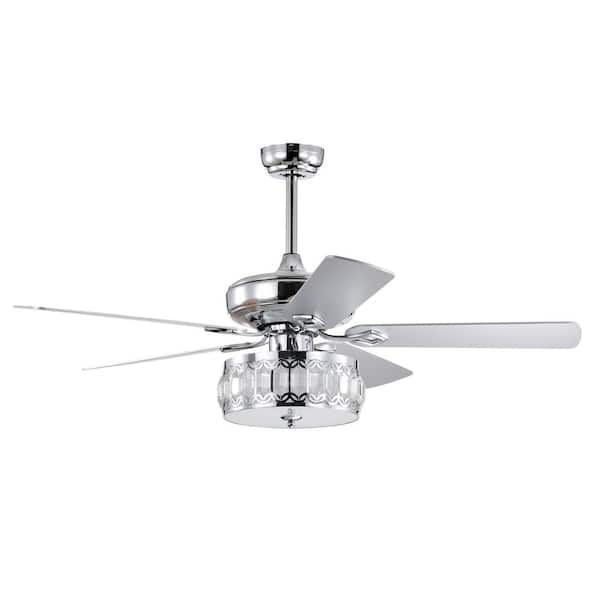 INNOBULE 52 in. Silver Indoor Ceiling Fan