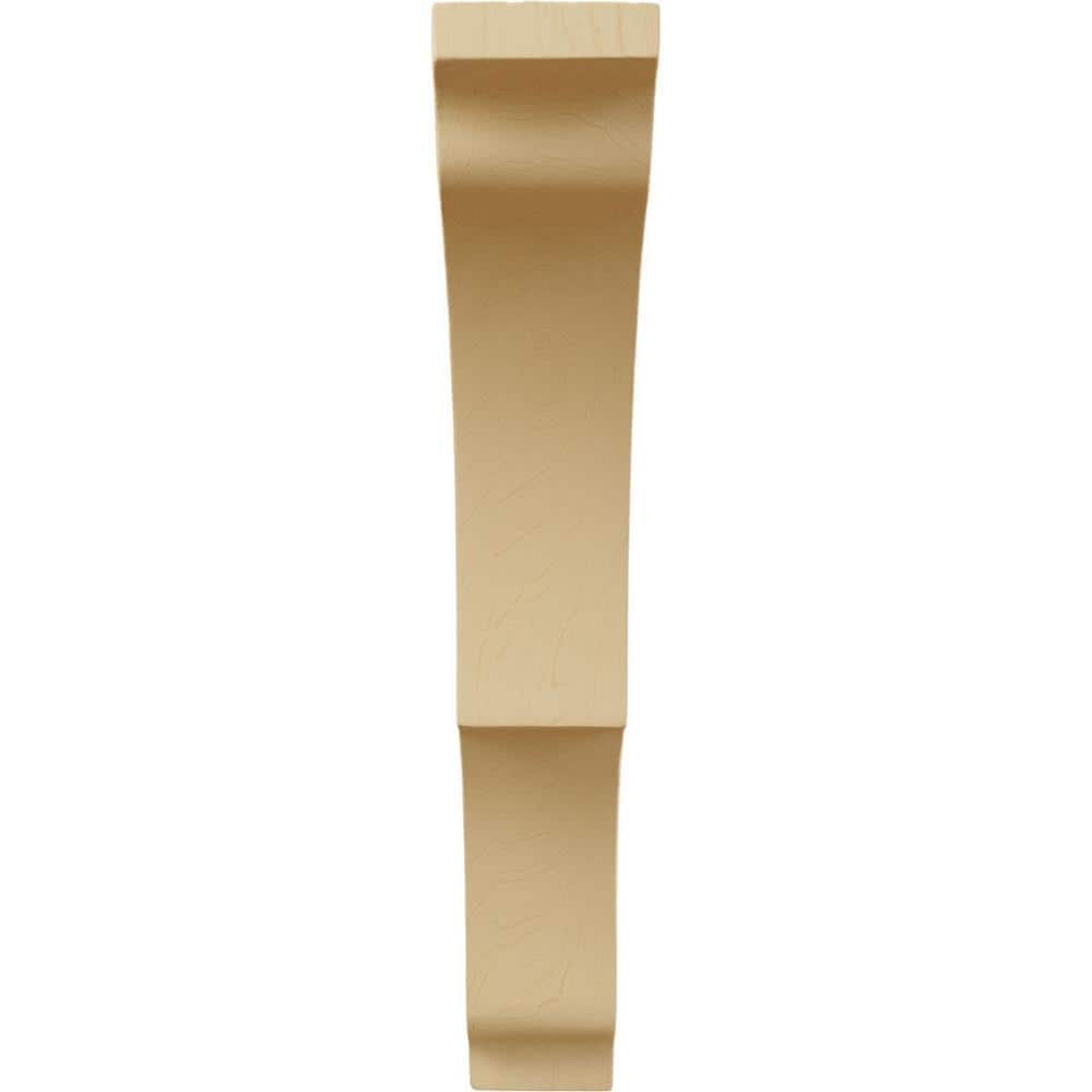 Medium Alder Wood Corbel Bracket, 10.5" Height