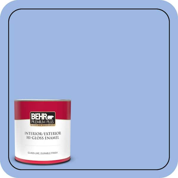 BEHR PREMIUM PLUS 1 qt. #P530-3 Honest Hi-Gloss Enamel Interior/Exterior Paint & Primer