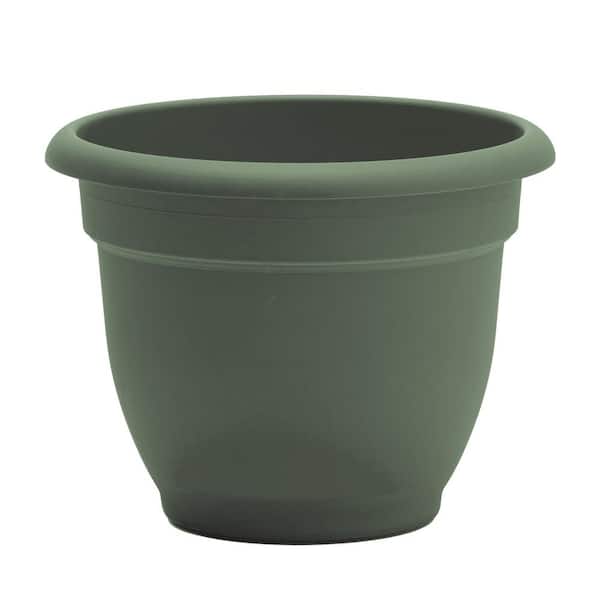 Ariana 13 in. L x 13 in. W x 10.25 in. H 12 qts. Basil Indoor/Outdoor Plastic Self-Watering Decorative Pot