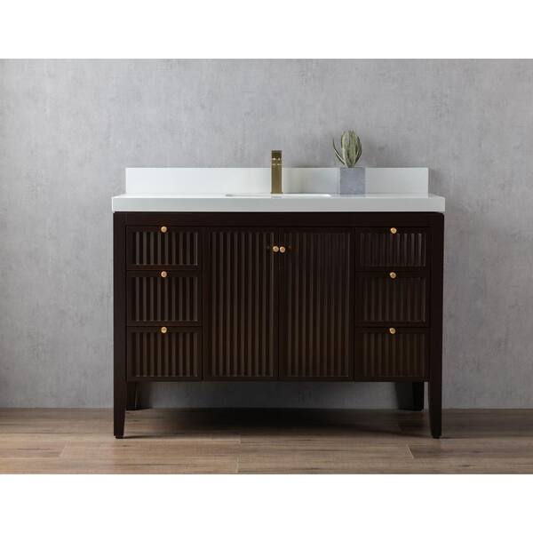 Reviews for Urban Woodcraft Davos 48in, Engineered Stone Composite Top