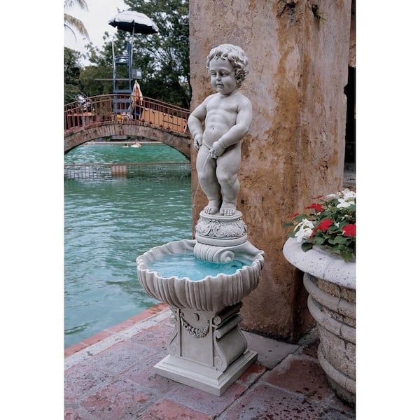 Design Toscano Complete Manneken Pis Fountain with Base