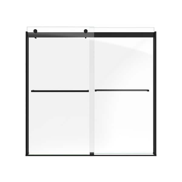 DreamLine Sapphire 56 in. 60 in. W x 60 in. H Sliding Semi