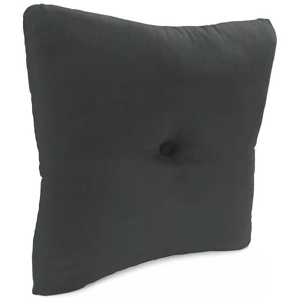 24 in. W x 23.5 in. H x 7 in. T Square Tufted Outdoor Chair Back Cushion