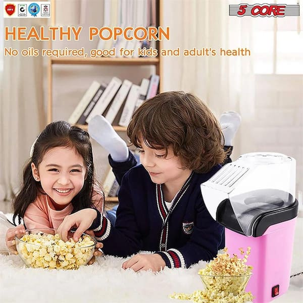 Popcorn Machine Hot Air Electric Popper Kernel Corn Maker Bpa Free No