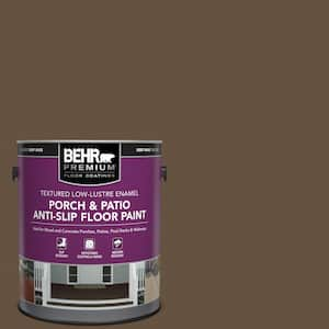 1 gal. #ECC-20-3 Hickory Grove Textured Low-Lustre Enamel Interior/Exterior Porch and Patio Anti-Slip Floor Paint