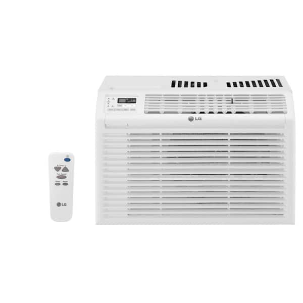 LG Electronics 6,000 BTU 115-Volt Window Air Conditioner LW6017R Cools 250 Sq. Ft. with Remote
