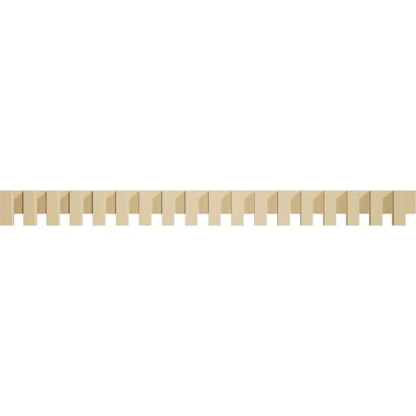 1 in. D x 4 in. W x 44.50 in. L Primed Polyurethane Panel Moulding