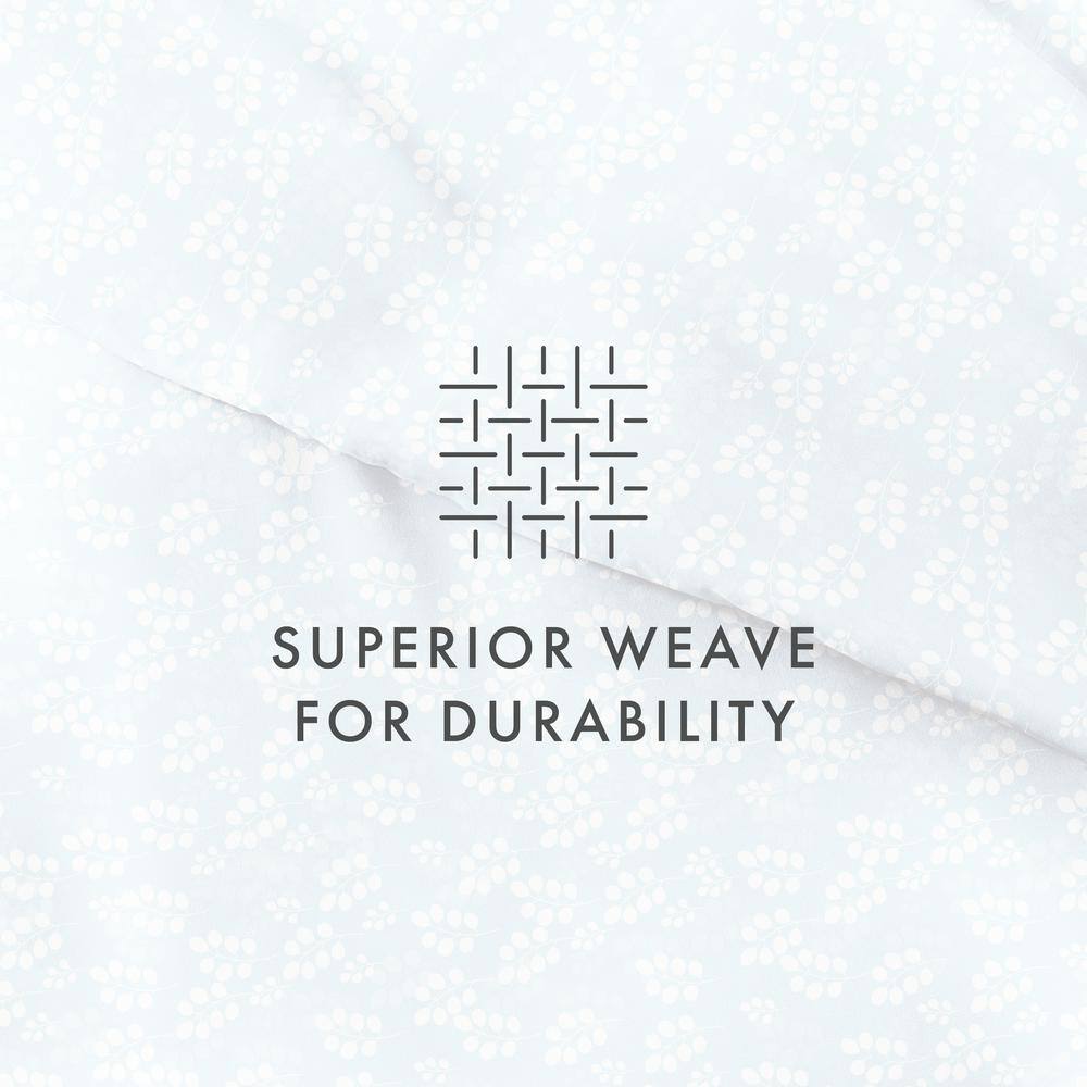 Pale Blue Microfiber King/California King Duvet Cover Set