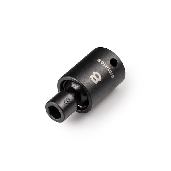 3/8 in. Drive x 8 mm 6-Point Universal Joint Impact Socket