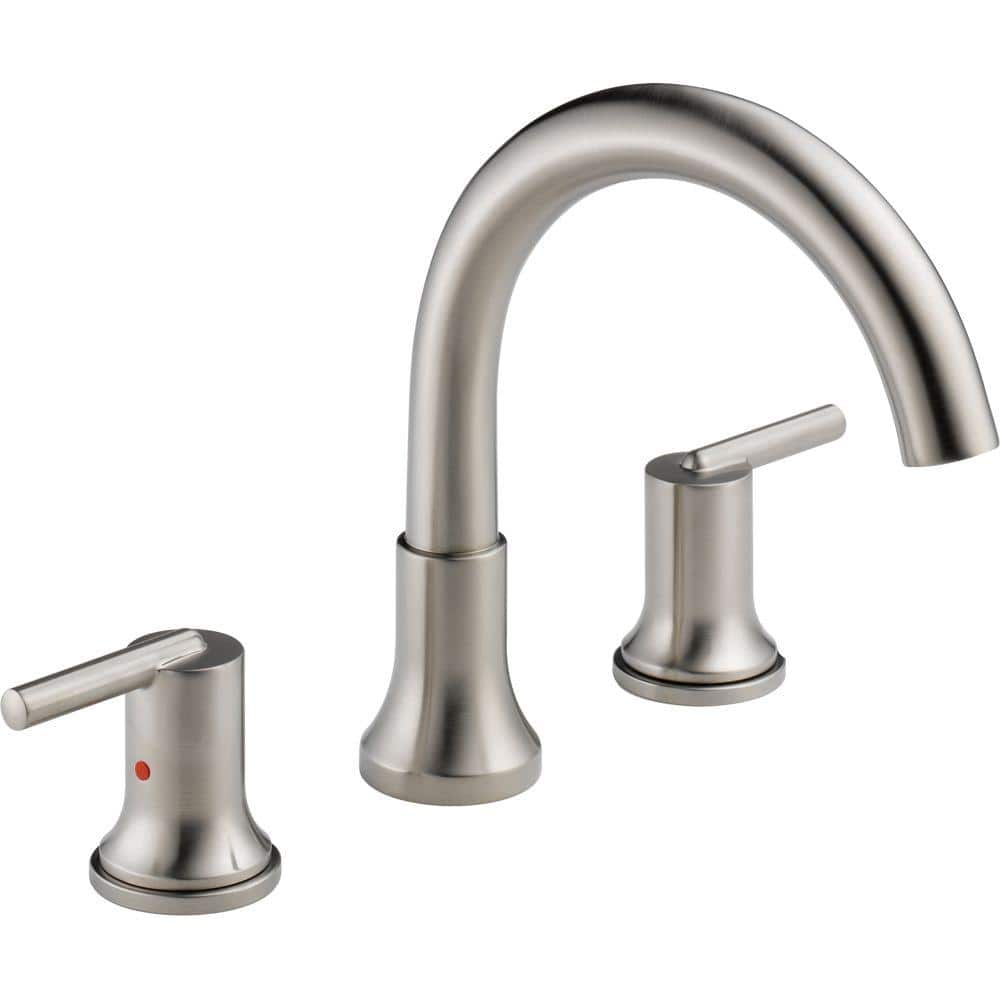 9629 RT② Delta Trinsic 2-Handle Deck-Mount Roman Tub Faucet Trim Kit Only