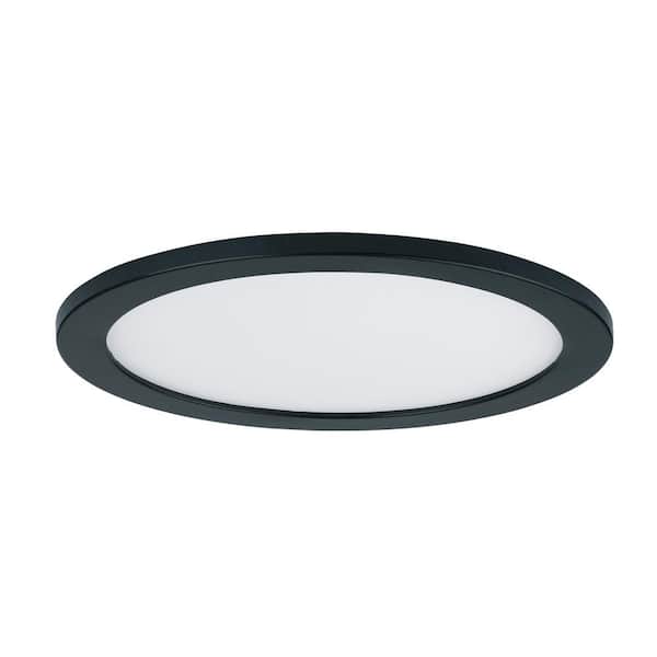 Wafer 15 in. RD Integrated LED Surface Flush Mount 3000K