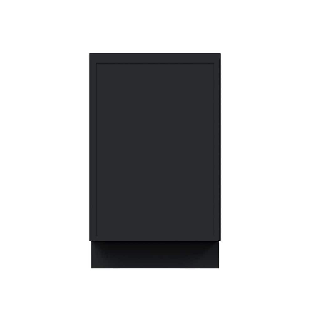 21 in. W x 24 in. D x 34.5 in. H RTA Solid Wood Frame Shaker Full Height Door Kitchen Cabinet in Ebony Black price history on PriceWatchPro