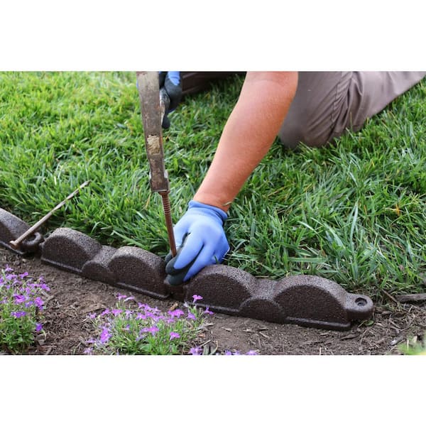 20 ft., 12 in. Pieces Black Rubber Edging