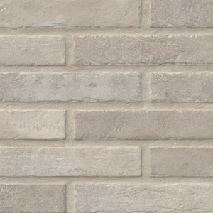 Capella Ivory Brick 2 in. x 10 in. Matte Porcelain Floor and Wall Tile (5.15 sq. ft. /Case)
