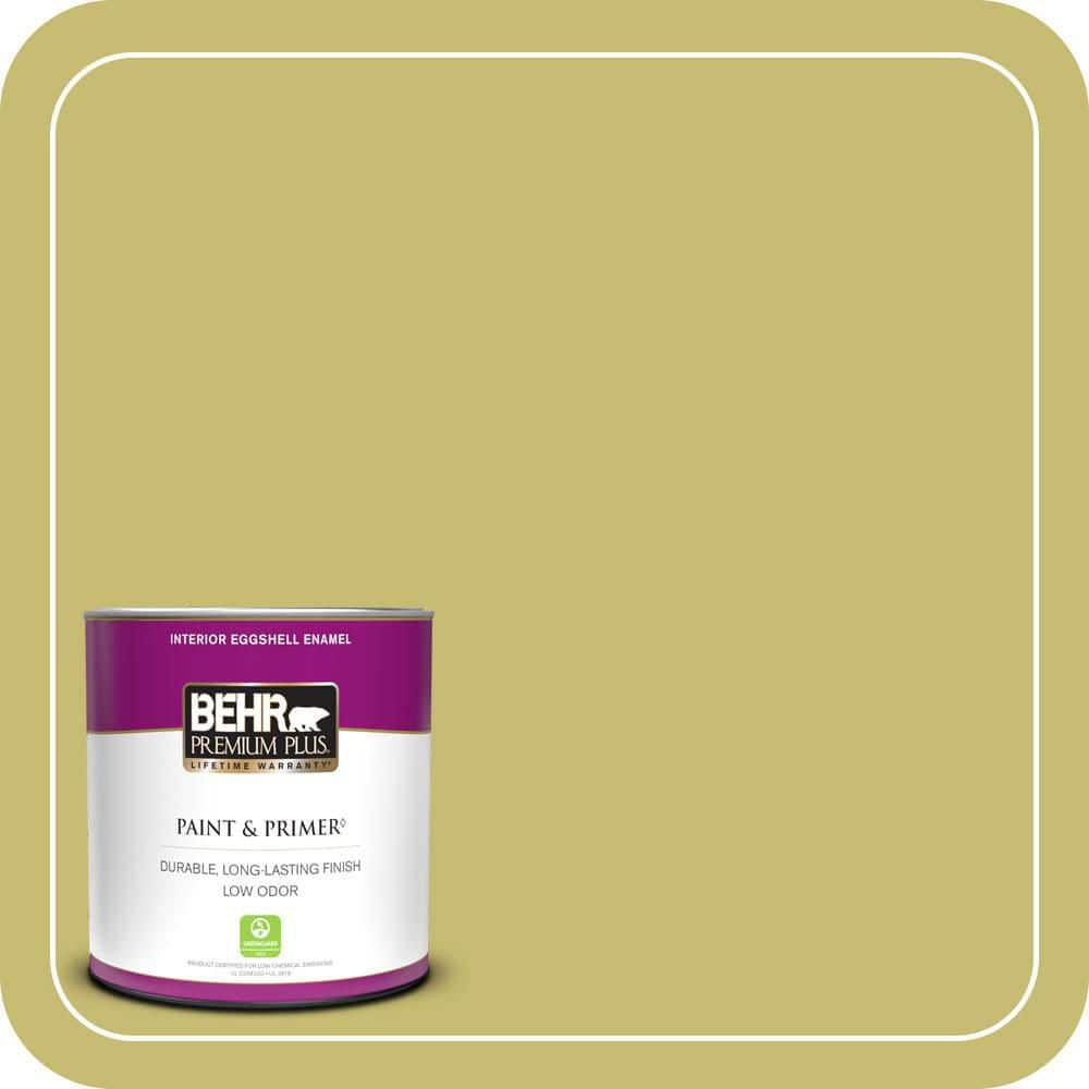 1 qt. #HDC-SP16-02 Pistachio Shortbread Eggshell Enamel Low Odor Interior Paint & Primer price history on PriceWatchPro