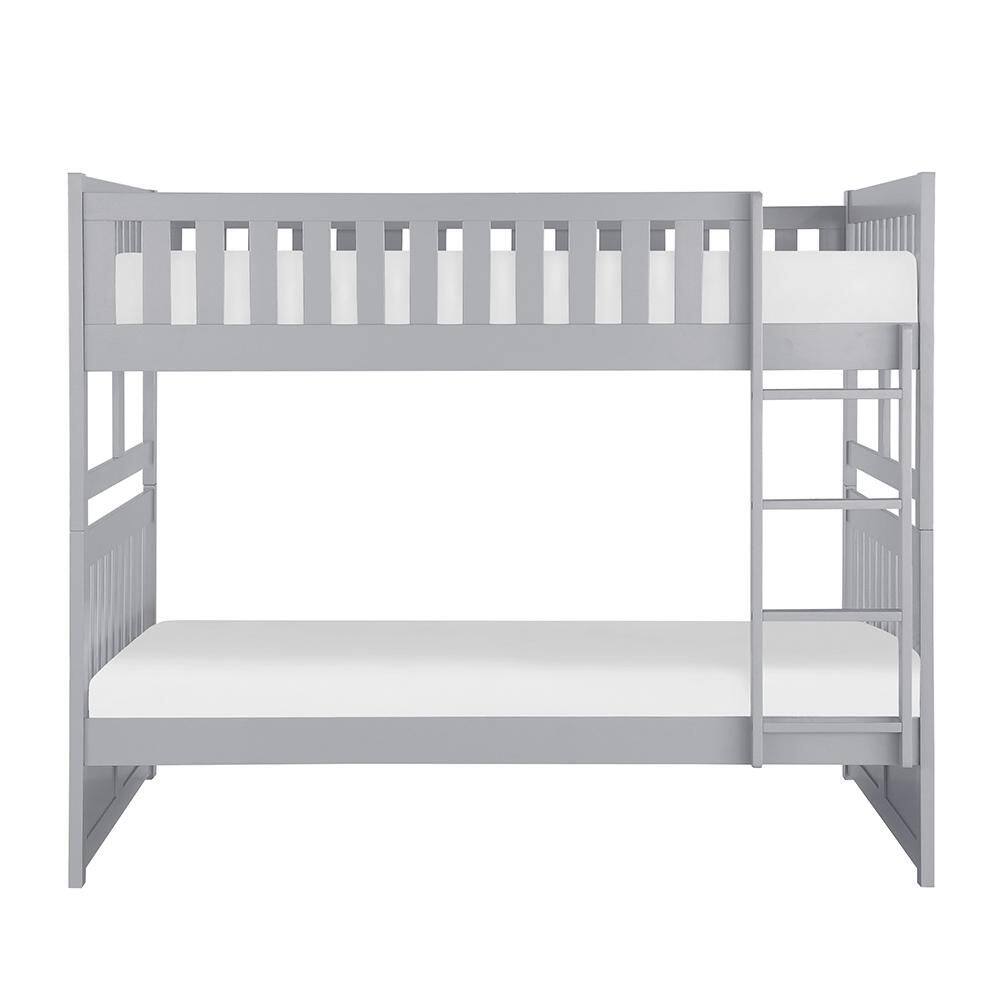 Darwan Gray Full over Full Bunk Bed with Integrated Ladder price history on PriceWatchPro