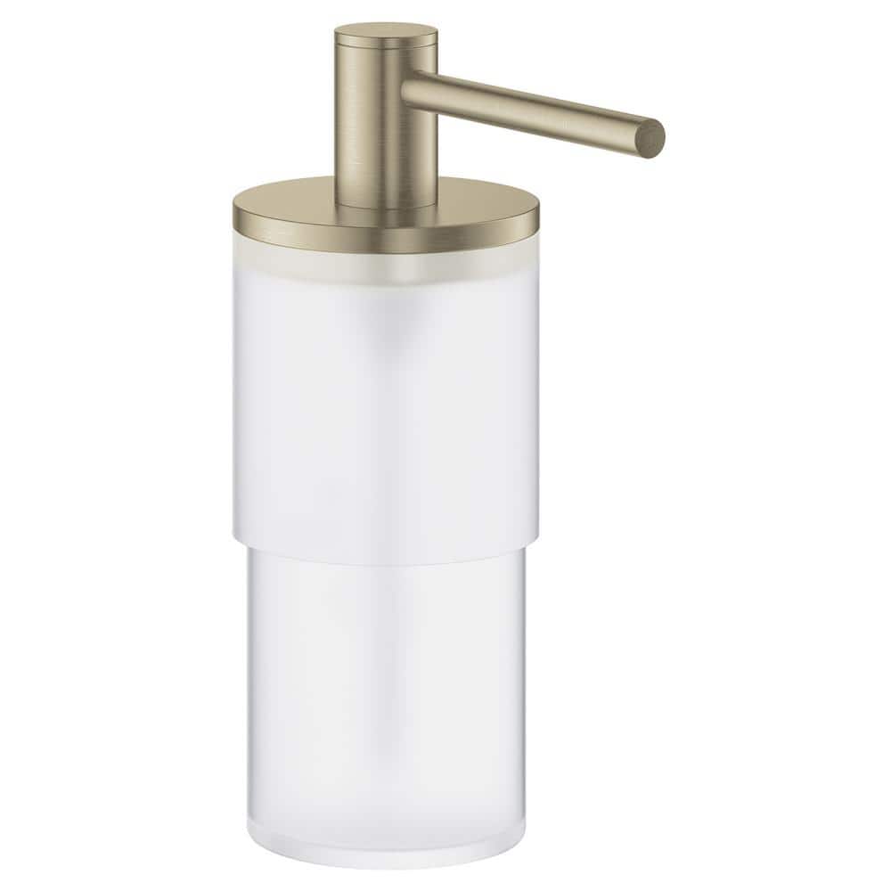 GROHE Atrio Soap Dispenser in Brushed Nickel 40306EN3 The Home Depot
