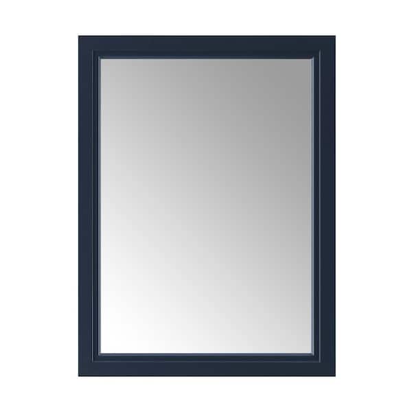 Home Decorators Collection 24.00 in. W x 32.00 in. H Framed Rectangular Bathroom Vanity Mirror in Midnight Blue