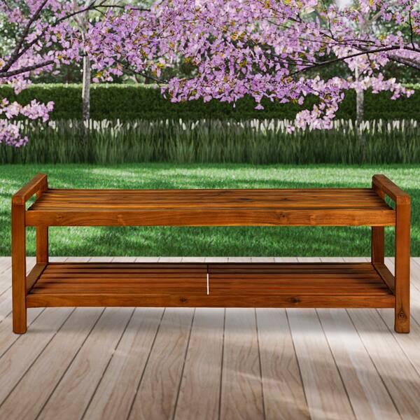 Garden Outdoor Bench. Modern Garden Bench. Wood Bench. Modern