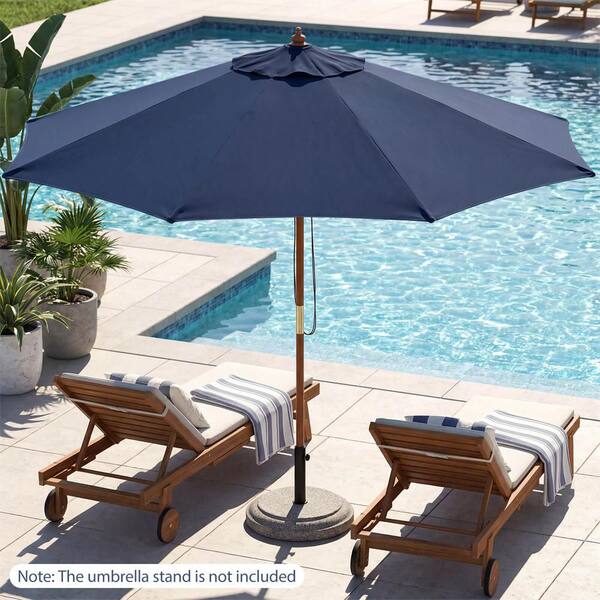 english gardens patio umbrellas Treasure Garden 13-ft Umbrella Light Brown Style:27
