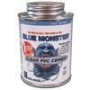 Blue Monster 8 oz. Clear 1 Step PVC Cement 76033 - The Home Depot