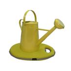 2.1 Gal. Yellow Traditional Watering Can with Yellow Memory Foam Kneeling Cushion